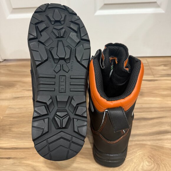 STC Lumberjack Chainsaw Waterproof Composite Toe Safety Work Boots for Winter